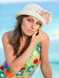 Woman in hat