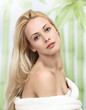 Beautiful blonde woman