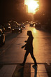 Foto: people on zebra crossing street people on zebra crossing street