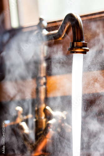Photo: Running vintage faucet Running vintage faucet