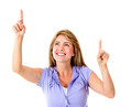 Woman pointing