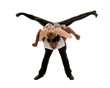 Male and Female Dancer Performing Jazz Dance Lift
