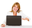 Businesswoman into online business
