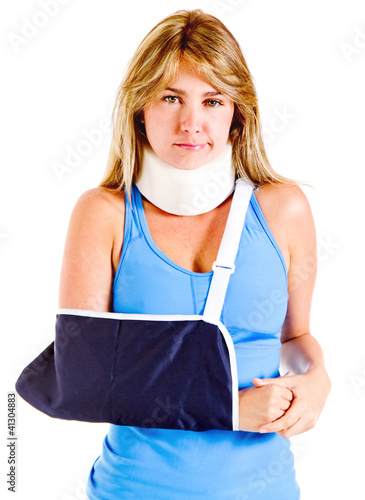 Photo: Injured woman Injured woman
