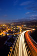 Trafic de nuit sur la route des Tamarins - Réunion