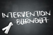 Detalii fotografie Schreibtafel "Intervention / Burnout"