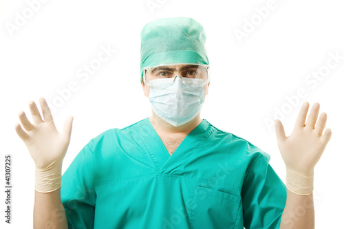 Photo: Portrait surgeon man Portrait surgeon man