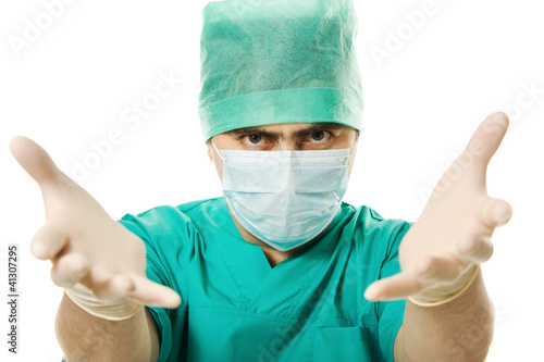 Photo: Portrait surgeon man Portrait surgeon man
