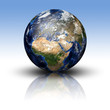 3D image of planet Earth