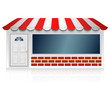Vector illustration of shop