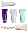 beauty hygiene cream and liquid powder tube cosmetics