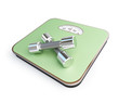 weights on the floor scales