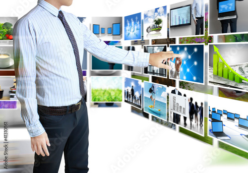 Photo: Businessmen and Reaching images streaming Businessmen and Reaching images streaming