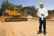 Construction Worker with Clipboard