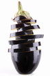 isolated eggplant