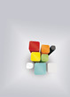 Elévation de cubes