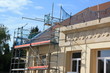 Chantier façade lotissement toiture maisons, hlm, ouvriers 2013