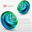 Abstract sphere background.