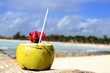 coconuts on the beach