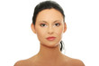 Photo: Woman face with clean skin Woman face with clean skin