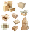 blank white box container