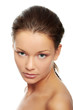 Young beautiful woman with fresh clean skin Young beautiful woman with fresh clean skin