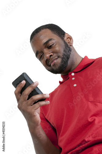 Photo: Man Texting Man Texting