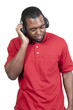Man listening to Headphones