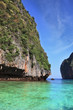 Clear azure water