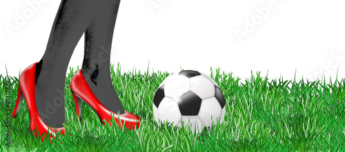 Illustration: Frauenfussball Frauenfussball