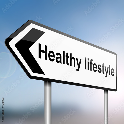 Illustration: Healthy lifestyle. Healthy lifestyle.
