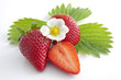 Photo: Fraises et Fleur Fraises et Fleur