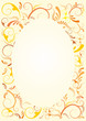 Floral frame background