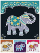Festive typical indian elephant