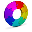 Puzzle Farbkreis
