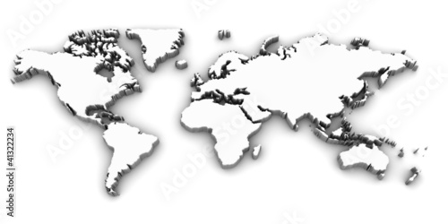 Illustration: world map world map