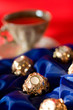 Foto: Golden foil wrapped candies Golden foil wrapped candies