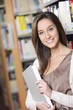 Happy in the Library