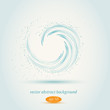 Vector blue swirl