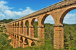 Roman Aqueduct Pont del Diable in Tarragona, Spain