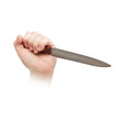 hand mit messer