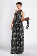The girl in a long dress