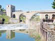 puente medieval de toledo,españa