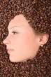 woman with coffee woman with coffee