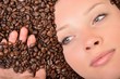 Beautiful Woman with Coffee Beautiful Woman with Coffee
