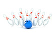 Ten Pin Bowling Illustration