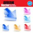 Vector Glossy Arrow