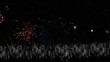 Fireworks With Sky Filled with Stars Fireworks With Sky Filled with Stars