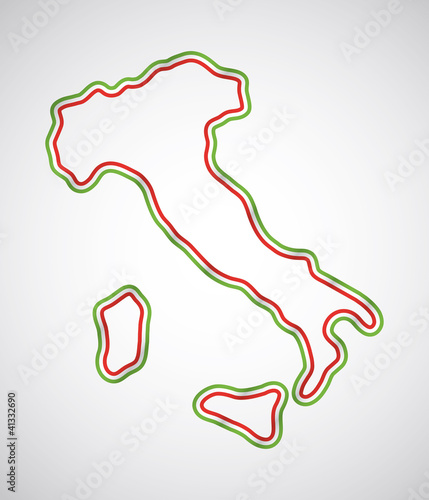 Vektor: Cartina Italia Cartina Italia