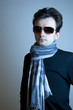 Young man model in sunglasses Young man model in sunglasses
